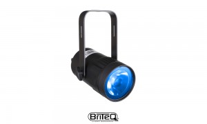 BRITEQ BEAMSPOT1-DMX FC Projecteur/Beamer LED 15W, RGBW, DMX, 4°/10°/45
