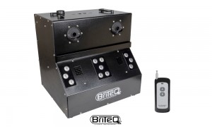 BRITEQ BT-BUBBLEFOG Combinaison de machine à bulles et à brouillard
