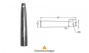 CONTESTAGE CLAV Pin/Clavette pour Structures QUA-290/QUATRO