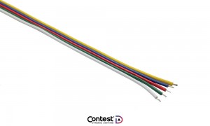 CONTEST FLATCABLE-5 Câble de connexion plat 5 fils, 10m