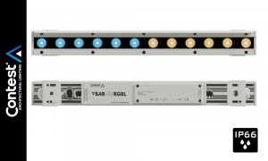 CONTEST VBAR-50RGBL Projecteurs linéaires architectural IP66, Couleur RGBL