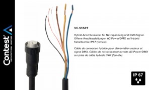 CONTEST VC-START Câble de connexion hybride IP67