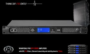 WHARFEDALE PRO DP-4065F Amplificateur digital 4-canaux DSP, FIR, Hi/LO-Z, 4 x 1870W RMS/2Ω