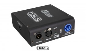 BRITEQ DS123-RDM SPLITTER DMX 2 voies avec booster, XLR 3-Pol/Powercon