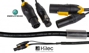 HILEC Câble Combi/Hybride avec NEUTRIK® TRUE1/XLR 3-pin