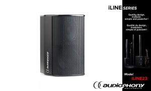 AUDIOPHONY iLINE23b Enceinte passive noir 40W/16Ω