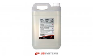 JB SYSTEMS BUBBLE Liquide pour machines à bulles. Fabriqué à partir d'ingrédients de haute qualité et très économique, prêt à l'emploi, 5 litres.
