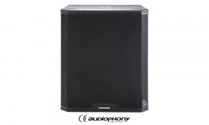 AUDIOPHONY CARBON-18ASUB Subwoofer actif avec DSP, APPcontrol, 1000W RMS