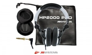 JB SYSTEMS HP-2000PRO Casque professionnel de haute puissance pour DJ