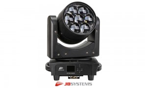 JB SYSTEMS INTRUDER Moving Head 7x40W, RGBW, Zoom motorisé