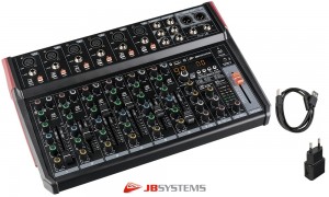 JB SYSTEMS LIVE-10 Table de mixage avec Mediaplayer, Bluetooth, USB, Processeur FX