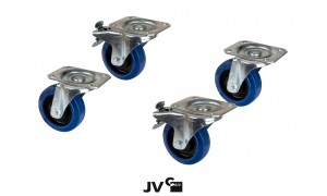 JV WHEELSET Set de roulettes Ø 100mm