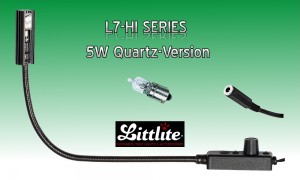 LITTLITE L-7-HI Version quartz 5W avec socle/gradateur