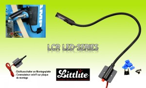 LITTLITE LCR-LED Version LED avec socle/interrupteur