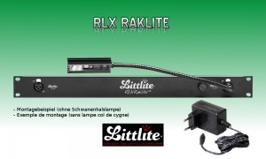 LITTLITE RLX-E RAKLITE 19" Panneau de rack avec variateur et alimentation
