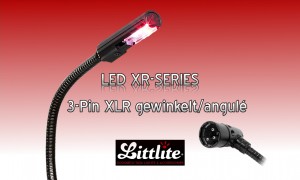 LITTLITE XR-LED Version LED 3-PIN XLR COUDÉ