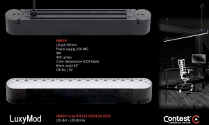 LuxyMod HB40P Barre de LED - 9W - 230VAC