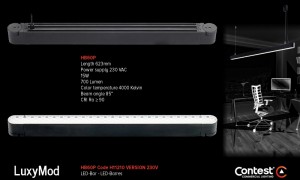 LuxyMod HB60P Barre de LED - 15W - 230VAC