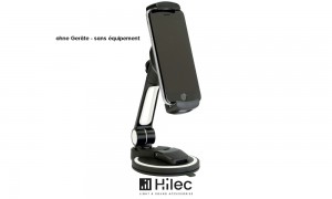 HILEC MEDIASTAGE5 Support de table avec ventouse pour tablette/smartphone