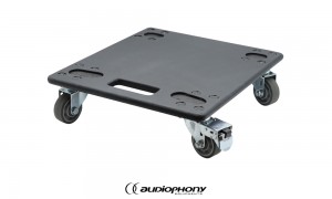 AUDIOPHONY MOJO12"Base_board - Planche de transport avec roulettes