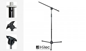 HILEC MS-25 noir - Pied de microphone