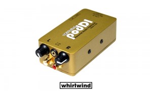 WHIRLWIND podDI - Mixeur passif/boîtier DI pour signaux de ligne