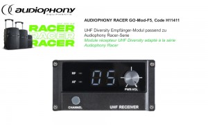 AUDIOPHONY GO-MOD-F5 Récepteur UHF modulaire pour la série RACER