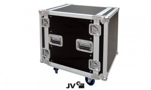JV RACK CASE 12U Caisse transport 19" avec roulettes - qualité-premium