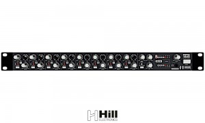 HILL ELECTRONICS RPS-1620 Mixer ligne stéréo à 8 canaux 19"/1U