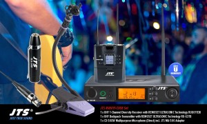 JTS RU8011-CX508 Set sans fil UHF avec microphone polyvalent CX-508W