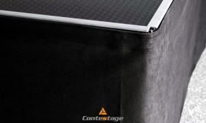 CONTESTAGE Jupes de finition noir, hauteur 100cm pour séries Stage/Pro/Light
