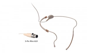 JTS 214O3 Microphone serre-tête - omnidirectionnelle - Mini-XLR 3 broches