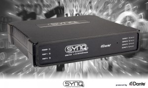 SYNQ DBI-04 Interface réseau Audio/DANTE® (Version d'installation) 4 sorties audio avec DSP