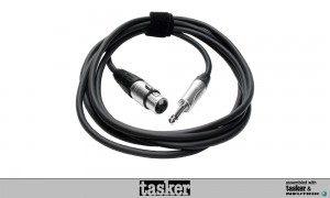 TASKER RF-SERIE Câble Audio NEUTRIK® NC3FX 3 pôles XLR/F - NP2C mono jack 6.3mm