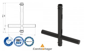 CONTESTAGE UNO-T Suspension-T, finition NOIRE