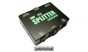 WHIRLWIND IMP SP1x3 MIC SPLITTER - divise sans perte un signal de microphone ou d'instrument en trois sorties, Groundlift, XLR/F-XLR/M