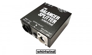 WHIRLWIND LBS - deux modes pour le signal ligne SPLIT divise le signal sur deux sorties ou ISO Symétrique & isolé, Groundlift, jack stéréo 6,3 mm, XLR/F-XLR/M