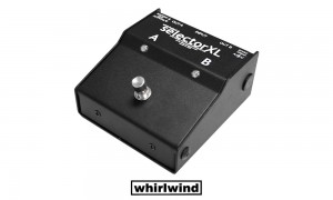 WHIRLWIND SELECTOR XL - Signal micro sur deux sorties avec commutation signal ou mute pour chaque sortie, fonction touche ou commutateur, XLR/F-XLR/M