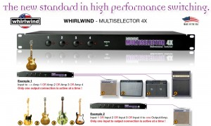 WHIRLWIND MULTISELECTOR 4X Sélecteur professionnel bidirectionnel