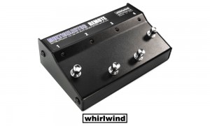WHIRLWIND MULTISELECTOR REMOTE - Footboard pour commutateurs HighEnd MULTISELECTOR PRO et MULTISELECTOR 4X