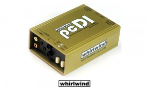 WHIRLWIND pcDI boîte de direct stéréo passive relie de manière optimale l'appareil audio au mixer, mono, PAD, Groundlift, RCA/Jack 3.5/6.3mm-XLR/M