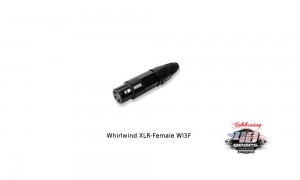 WHIRLWIND Fiche XLR/F femelle - WI3F - noir