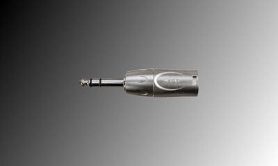 PROJECT Adaptateur 1 x fiche XLR/M - 1 x fiche Jack stéréo 6.3mm