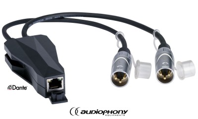 AUDIOPHONY CONVD2OUT DANTE® Convertisseur - Dante In/2 Audio out