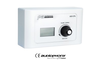 AUDIOPHONY DZ-CTL Controller avec écran LCD éclairé, commutateur rotatif pour entrée, zone, volume AUDIOPHONY DZ-CTL Controller avec écran LCD éclairé, commutateur rotatif pour entrée, zone, volume