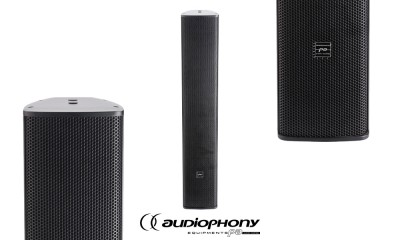AUDIOPHONY EXTLine134B Enceinte colonne passive noir, IP56, 100V/8Ω