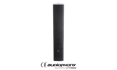 AUDIOPHONY EXTLine134B Enceinte colonne passive noir, IP56, 100V/8Ω