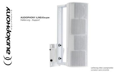AUDIOPHONY iLINE43supw Support pivotant horizontalement et verticalement, blanc AUDIOPHONY iLINE43supw Support pivotant horizontalement et verticalement, blanc