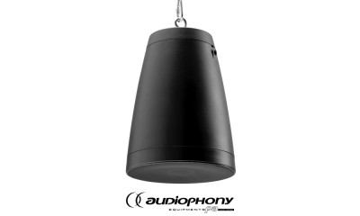 AUDIOPHONY SHP550B Enceinte plafonnière suspendue noir, 2 voies 50W, 8Ω/70V/100V