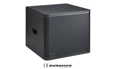 AUDIOPHONY SLINE112SubB Subbass passif 12" noir, 350W RMS/8Ω